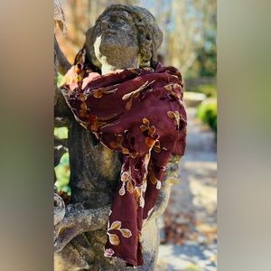 Elegant Velvet Scarf made of the finest quality Silk and Rayon Velvet